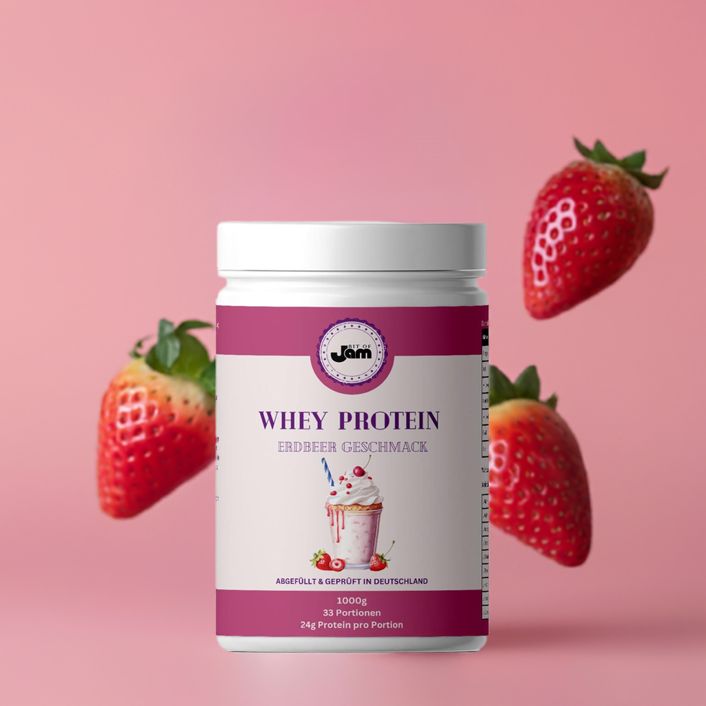 Premium Whey Protein – Strawberry – 1000g | Muscle Recovery & Lean Muscle Support