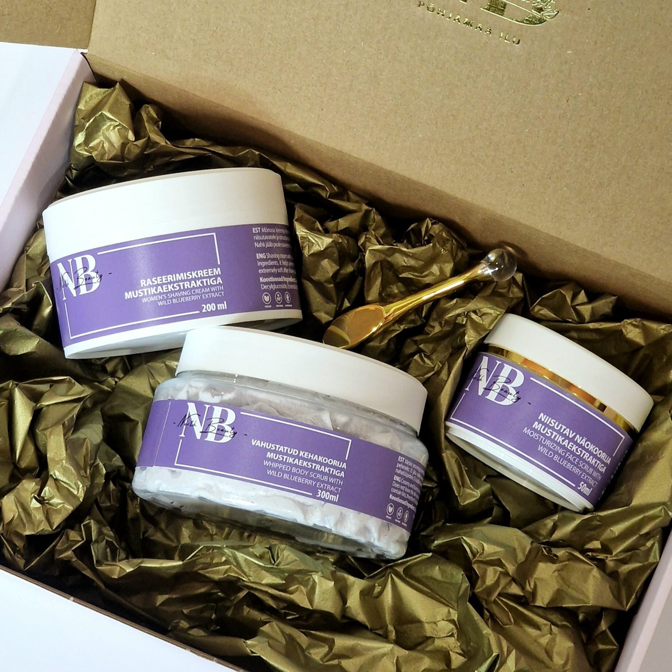 Blueberry Extract Body Care Kit